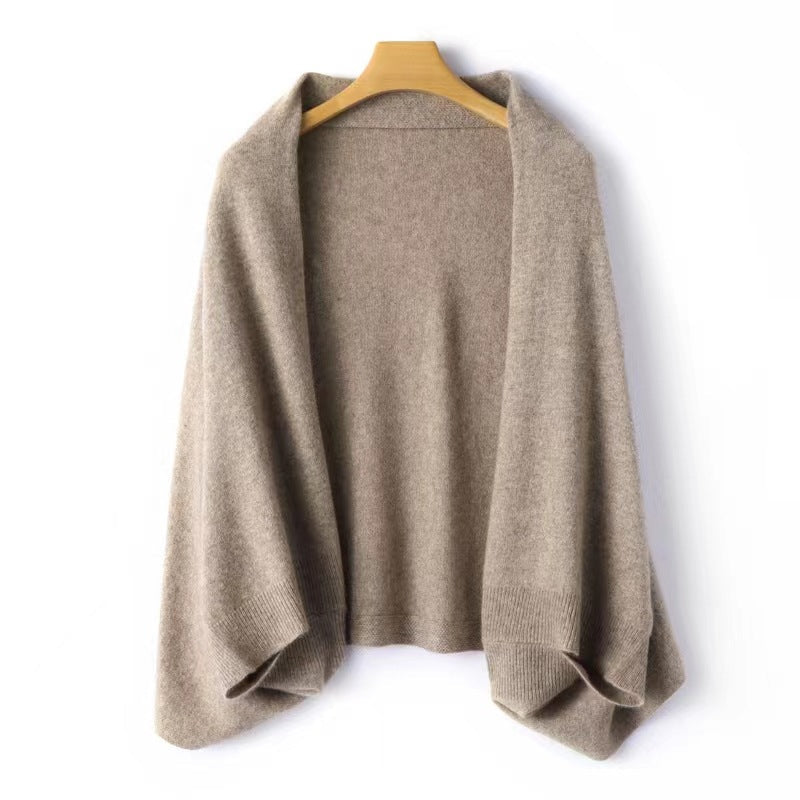 Cascade | Oversized Batwing Knit Shawl