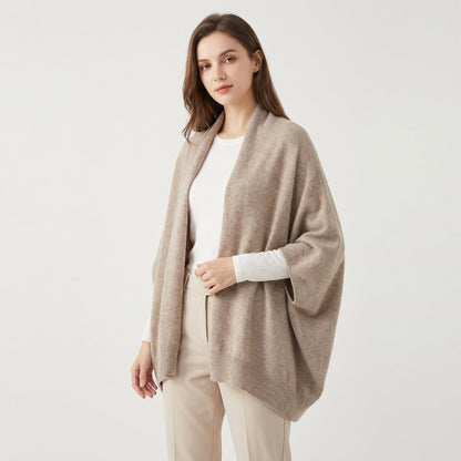 Cascade | Oversized Batwing Knit Shawl
