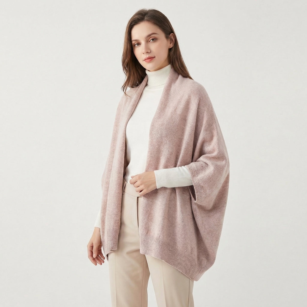 Cascade | Oversized Batwing Knit Shawl