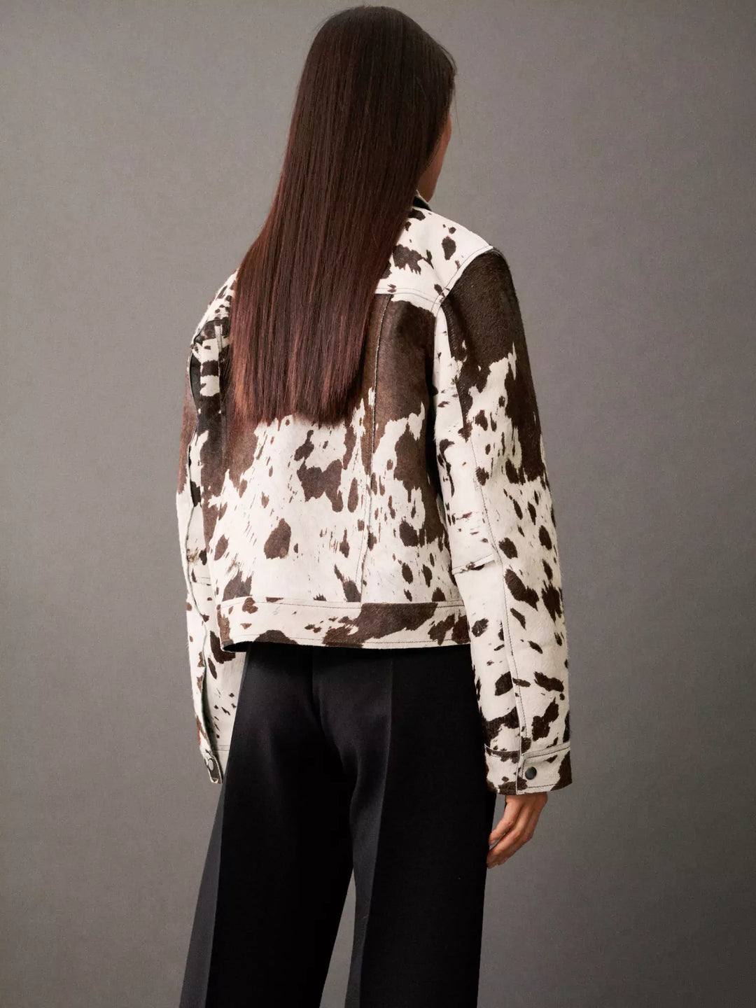 Cassidy | Cow Print Western Jacket