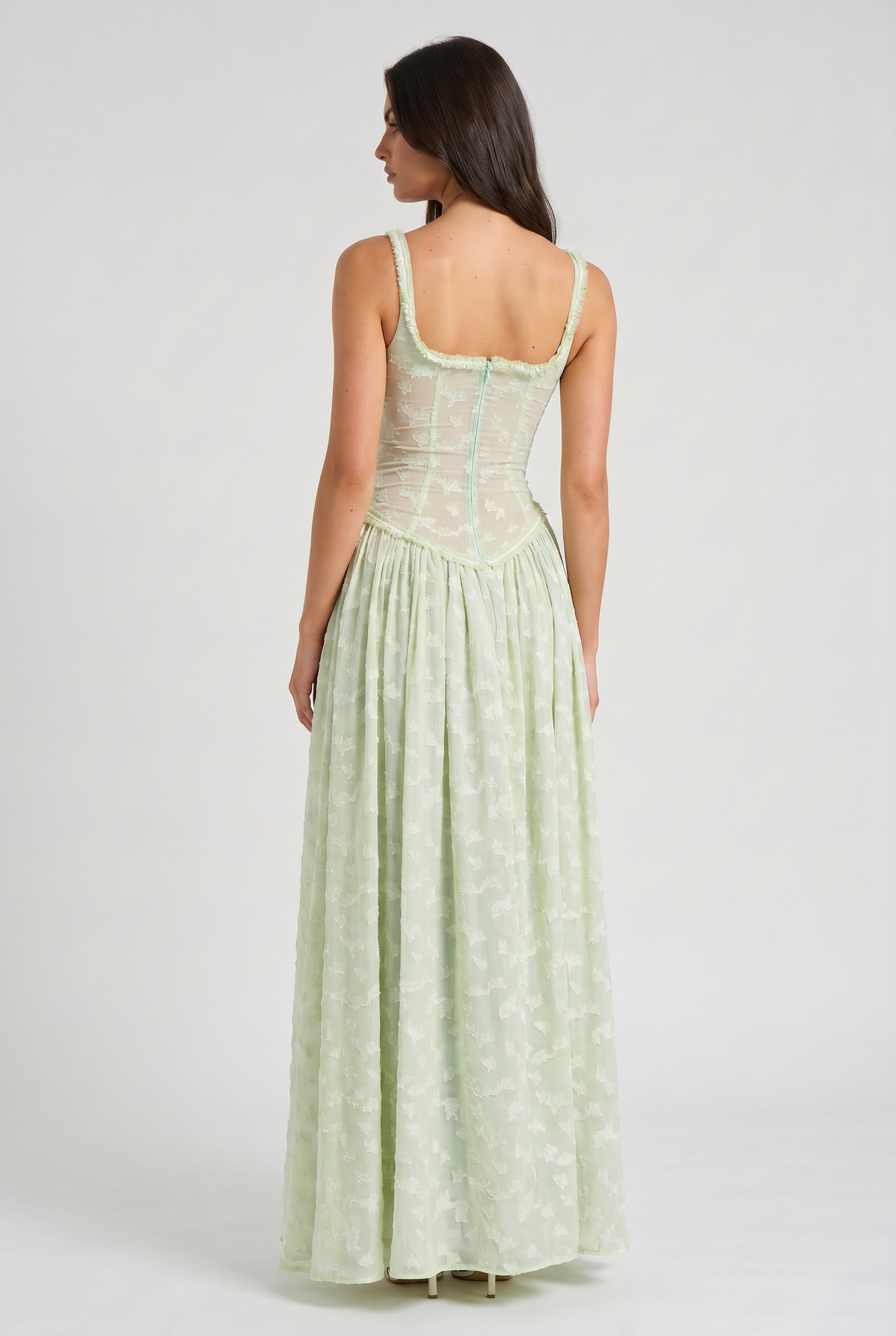 Clair Lace Split Maxi Dress