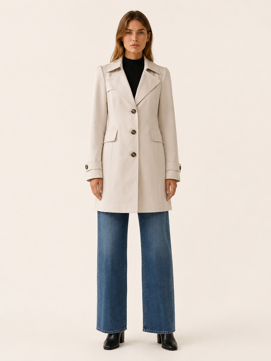 Colette | Tailored Single Breasted Trench Coat