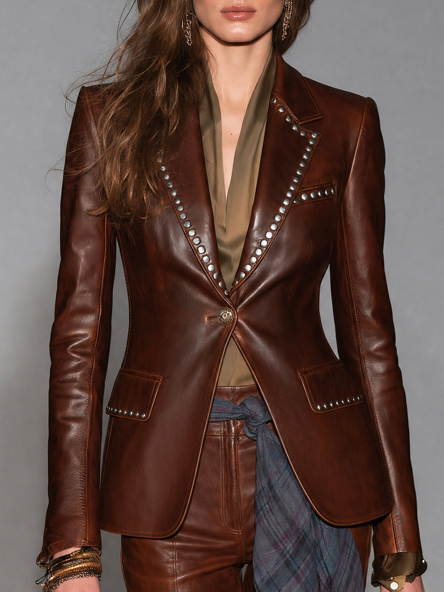 Cordelia | Studded Tailored Blazer