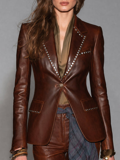 Cordelia | Studded Tailored Blazer
