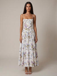 Cream Floral Print