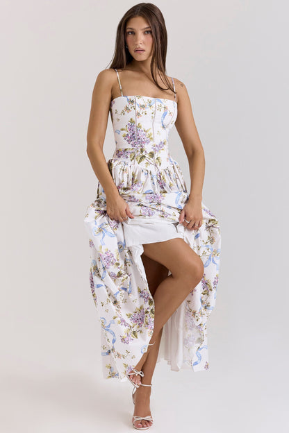 Cyske Floral Midi Dress