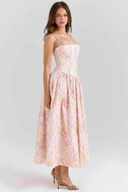 Cyske Floral Midi Dress