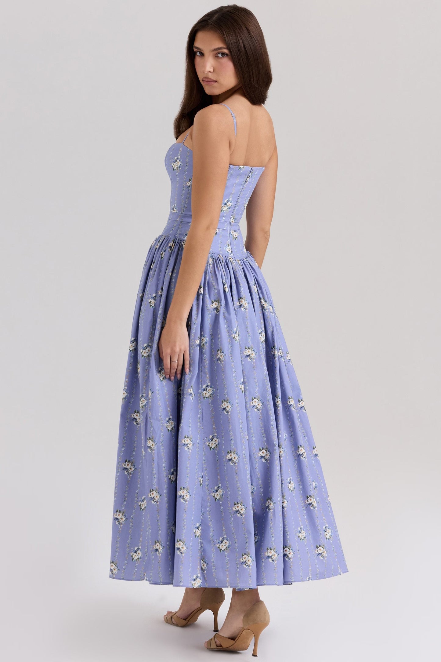 Cyske Floral Midi Dress