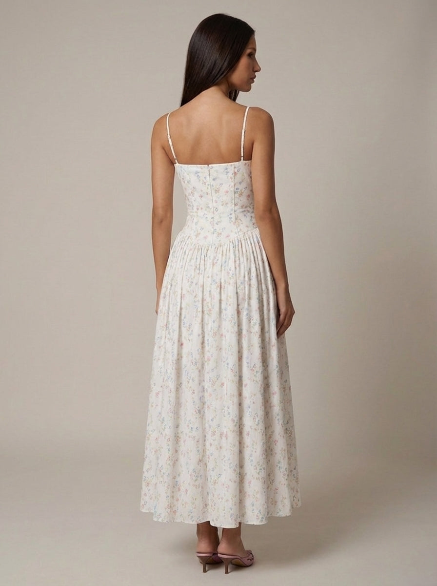 Cyske Floral Midi Dress