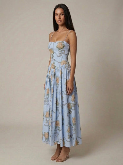 Cyske Floral Midi Dress