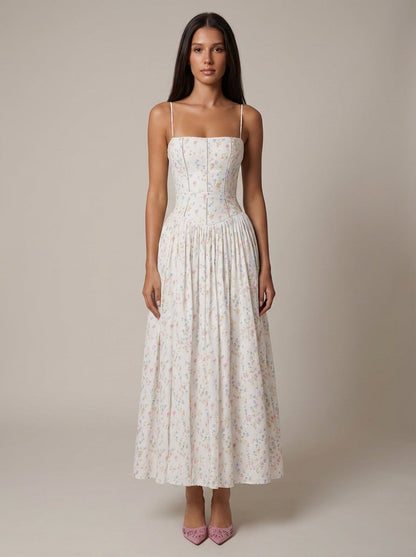 Cyske Floral Midi Dress