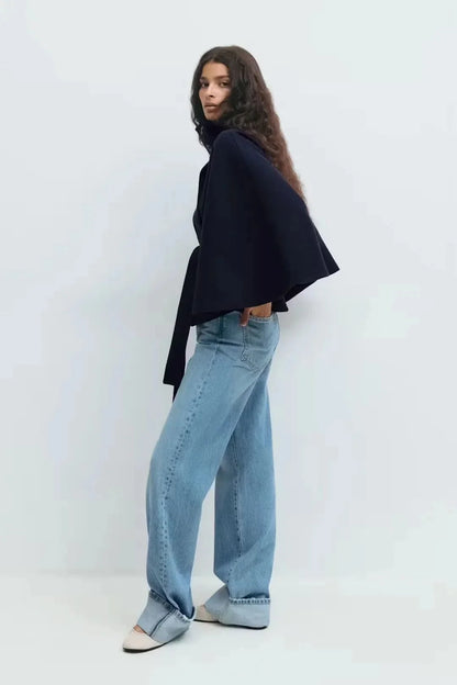 Elsie Belt Cape Jacket