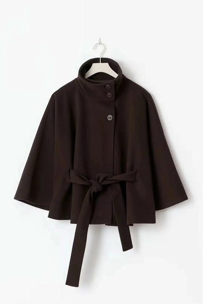 Elsie Belt Cape Jacket
