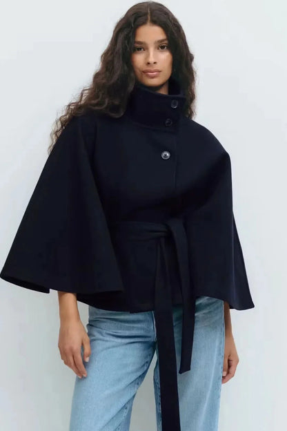 Elsie Belt Cape Jacket