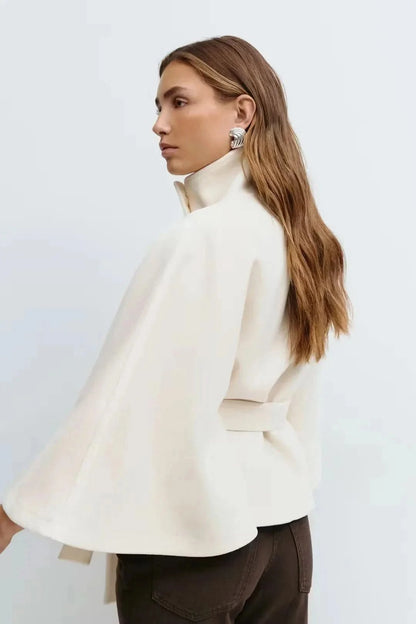 Elsie Belt Cape Jacket