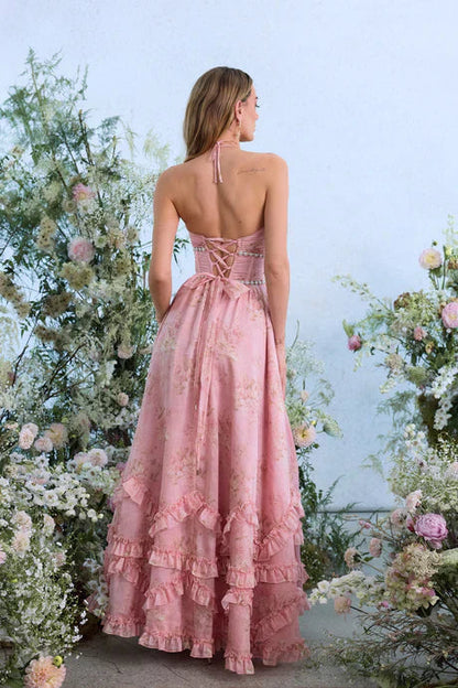 Giselle Ruffle Tiered Maxi Dress