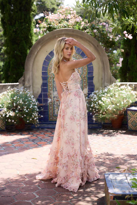Giselle Ruffle Tiered Maxi Dress