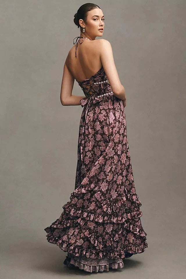 Giselle Ruffle Tiered Maxi Dress
