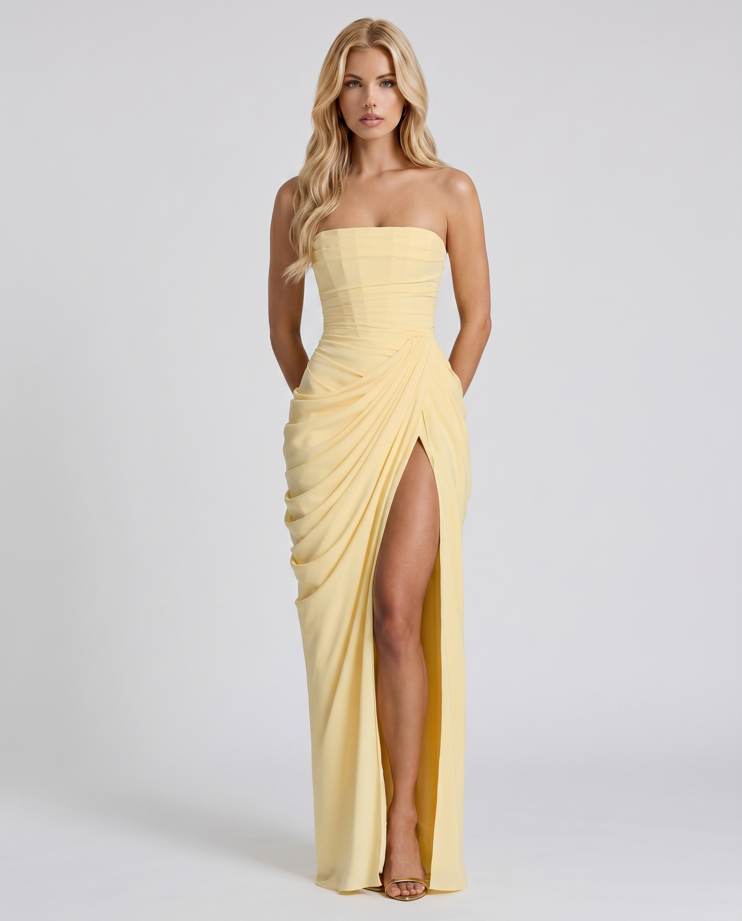 Grace Ruched Maxi Dress