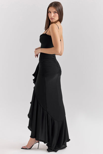 Iris Ruffle Maxi Dress