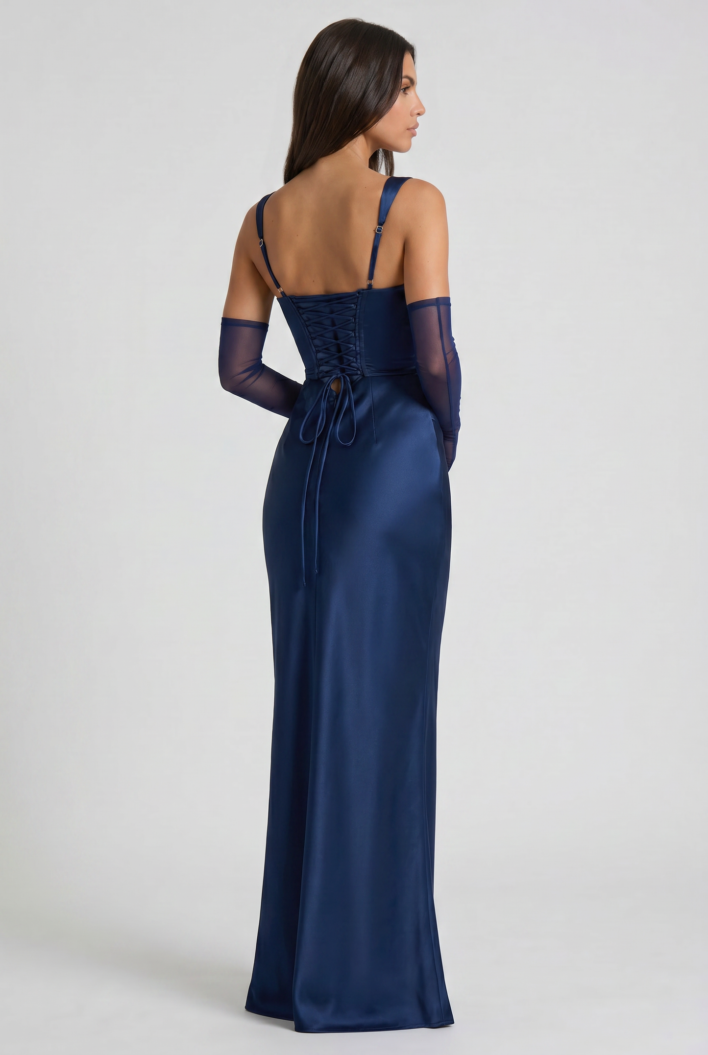 Isabel Satin Maxi Dress