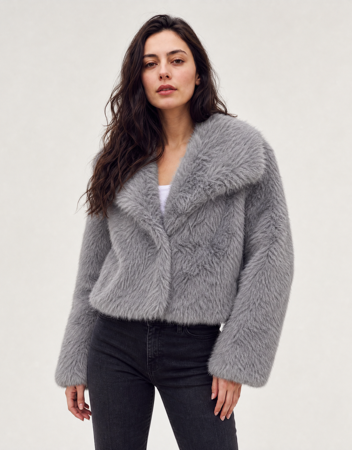 Isabella | Faux Fur Collar Jacket