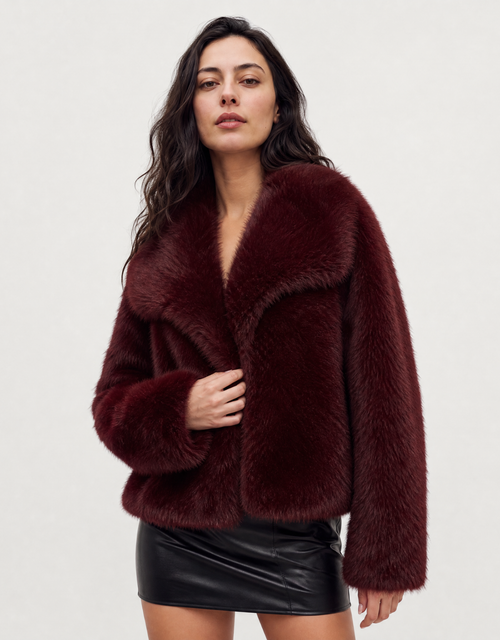 Isabella | Faux Fur Collar Jacket
