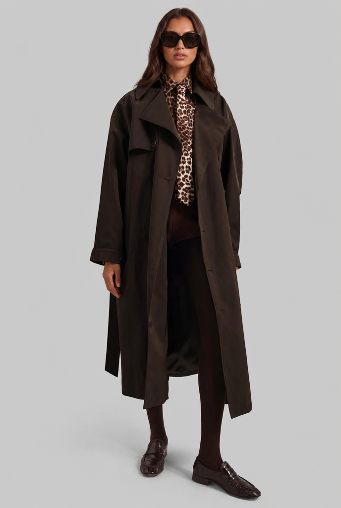 Jenny | Oversized Belted Trench Coat