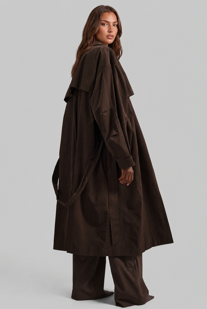 Jenny | Oversized Belted Trench Coat
