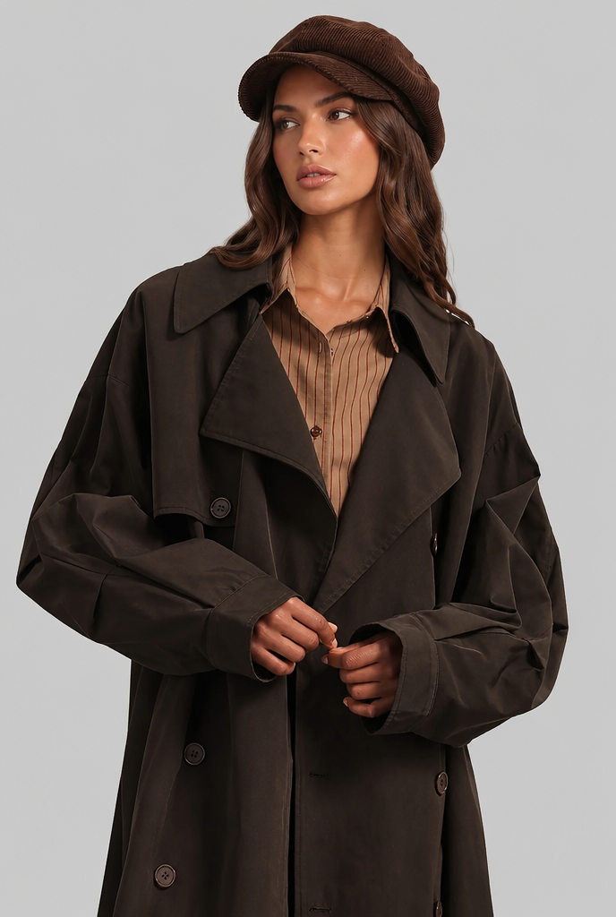 Jenny | Oversized Belted Trench Coat