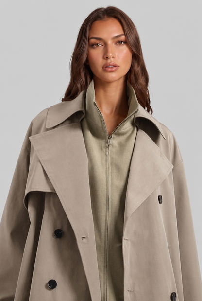 Jenny | Oversized Belted Trench Coat