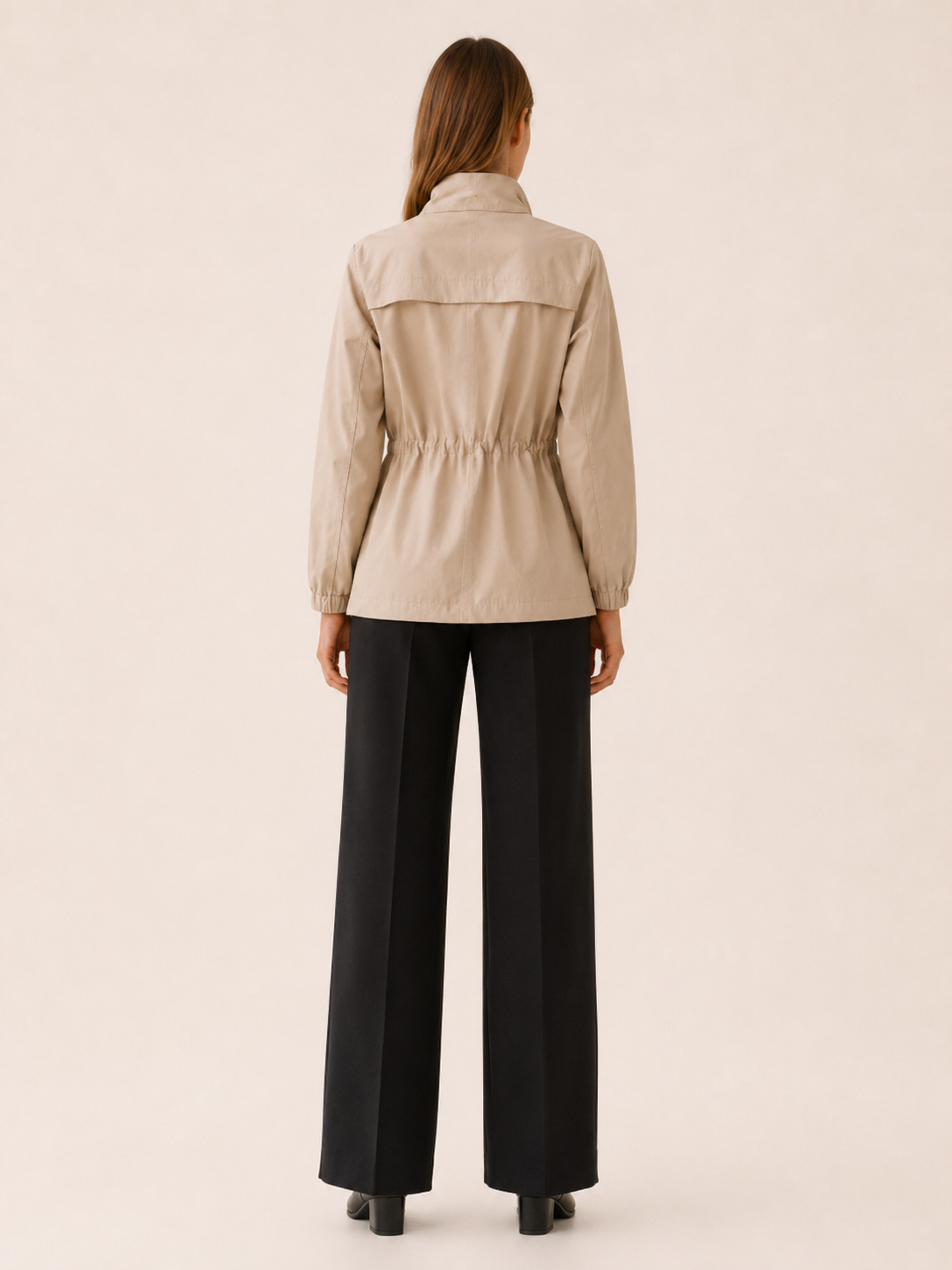 Felicity | Tailored Stand Collar Utility Jacket