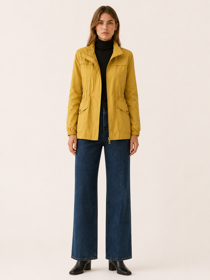 Felicity | Tailored Stand Collar Utility Jacket