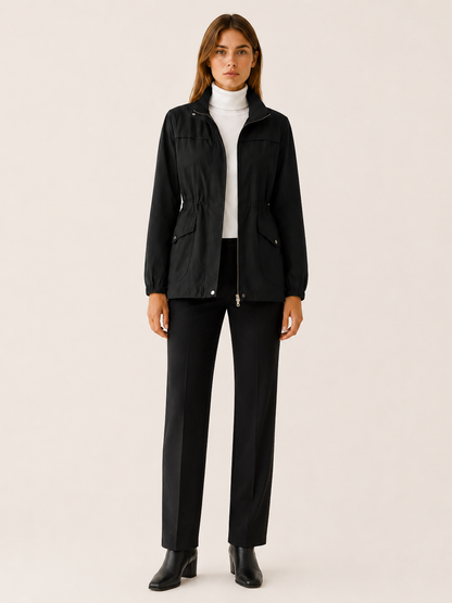 Felicity | Tailored Stand Collar Utility Jacket