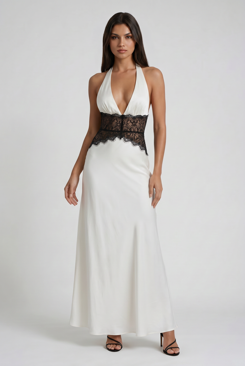 Lara Halter Neck Maxi Dress