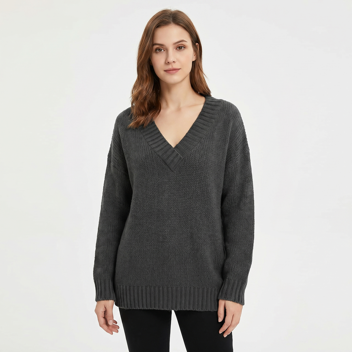 Linden | Relaxed V-Neck Pullover