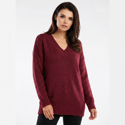 Linden | Relaxed V-Neck Pullover