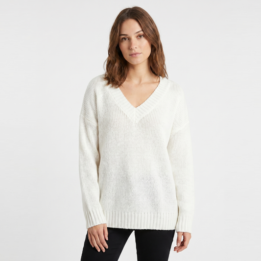 Linden | Relaxed V-Neck Pullover