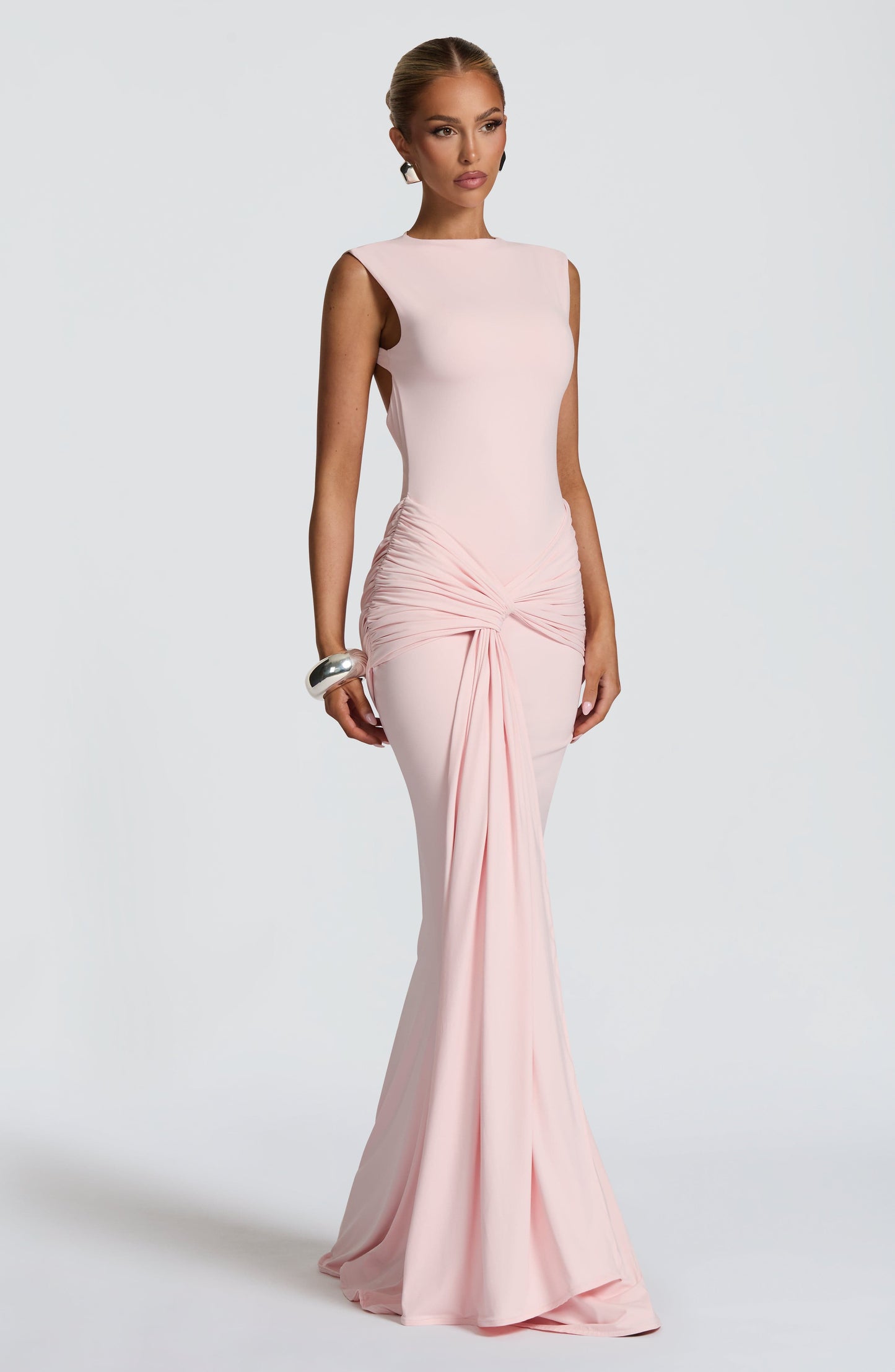 Lorenza Ruched Maxi Dress