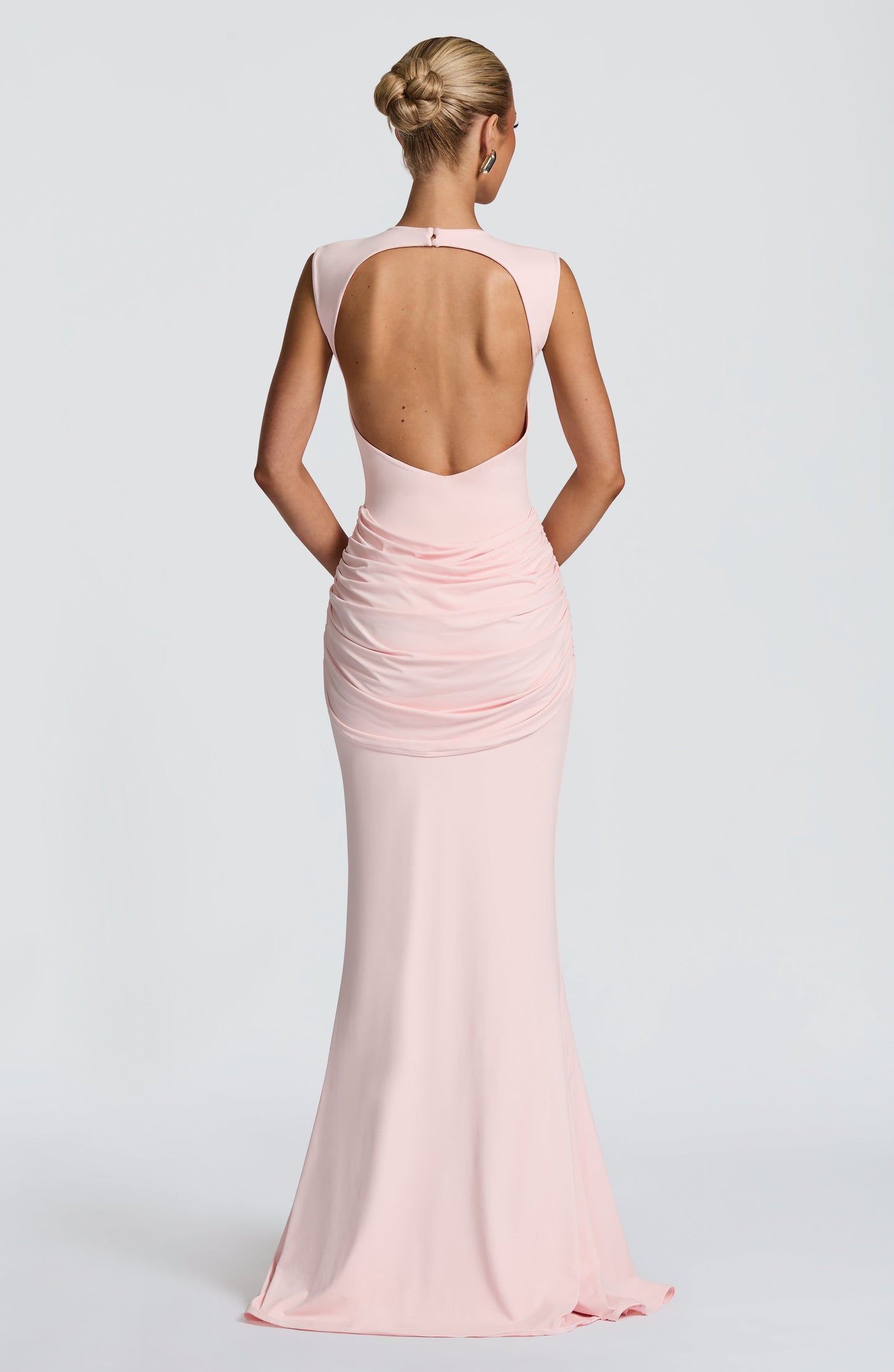 Lorenza Ruched Maxi Dress