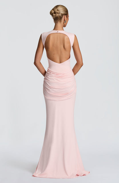 Lorenza Ruched Maxi Dress