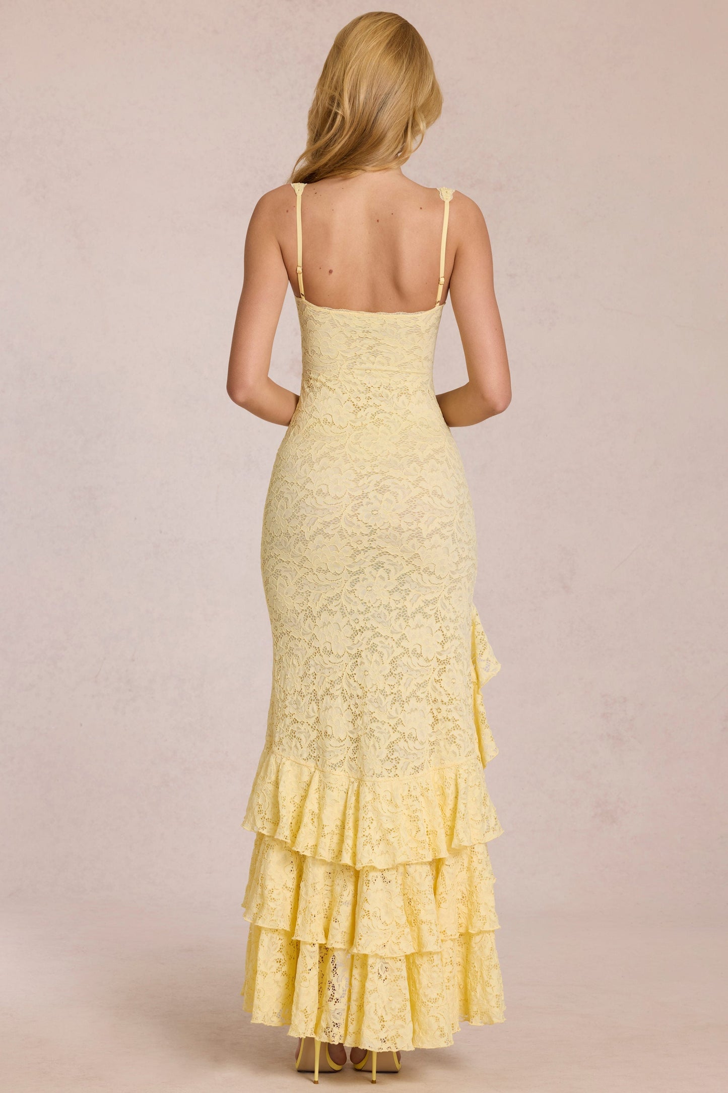 Lucy Floral Ruffle Maxi Dress