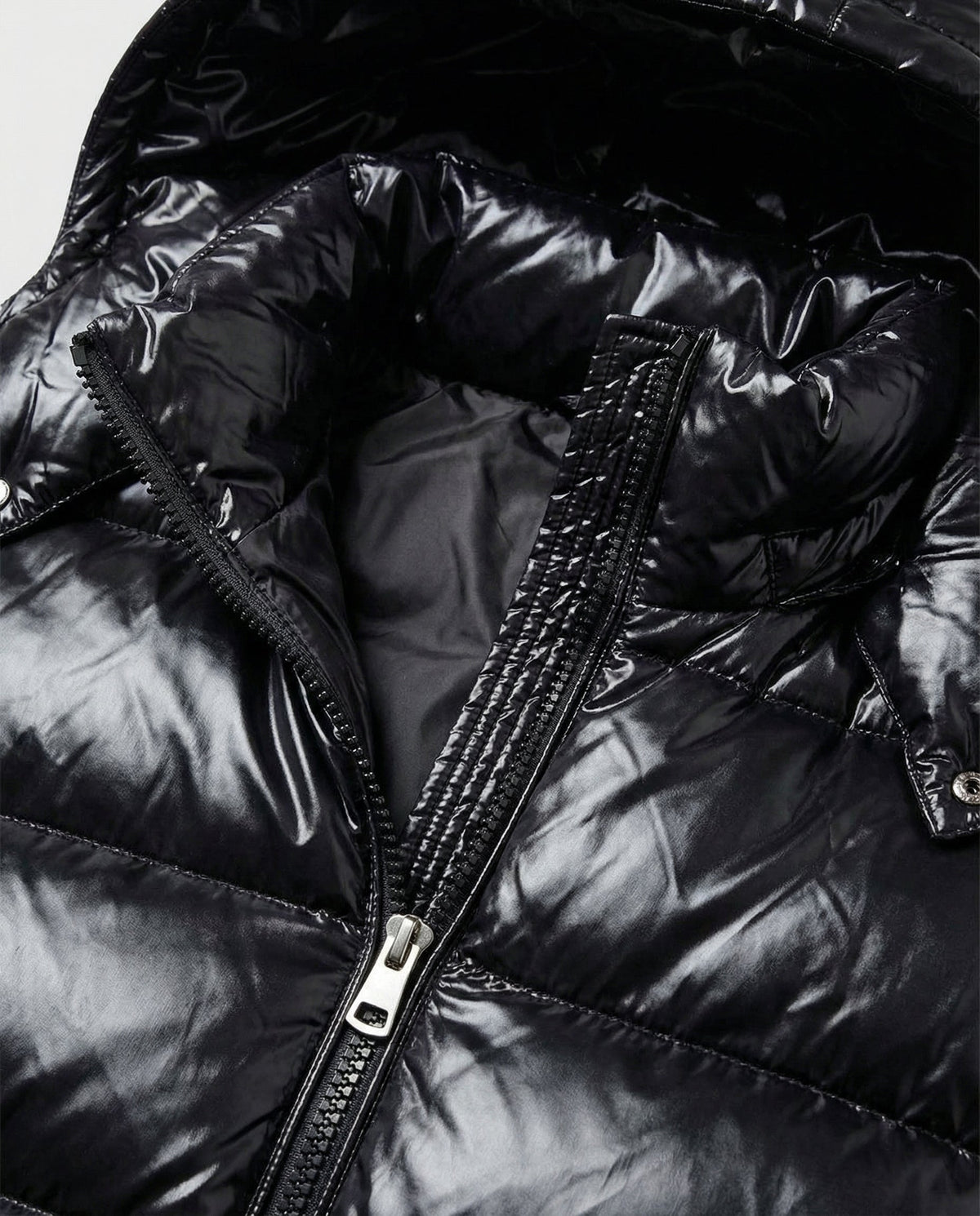 Madeline | High Shine Hooded Puffer Jacket