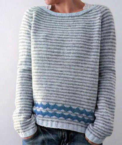 Marielle | Vintage Crew Neck Knit Pullover