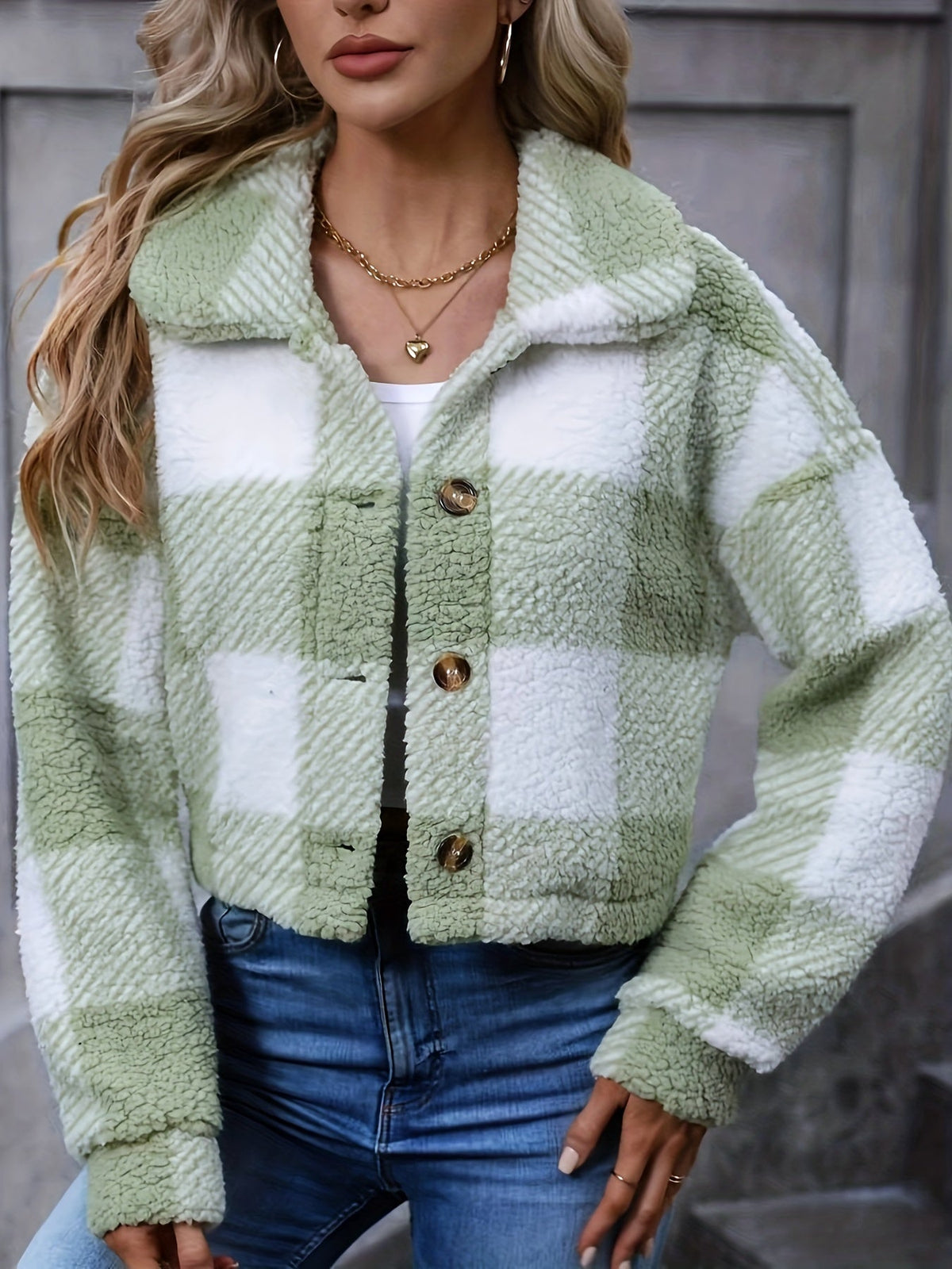 Marnie | Chaqueta corta de cuadros