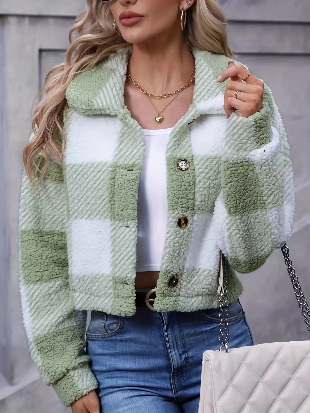 Marnie | Chaqueta corta de cuadros