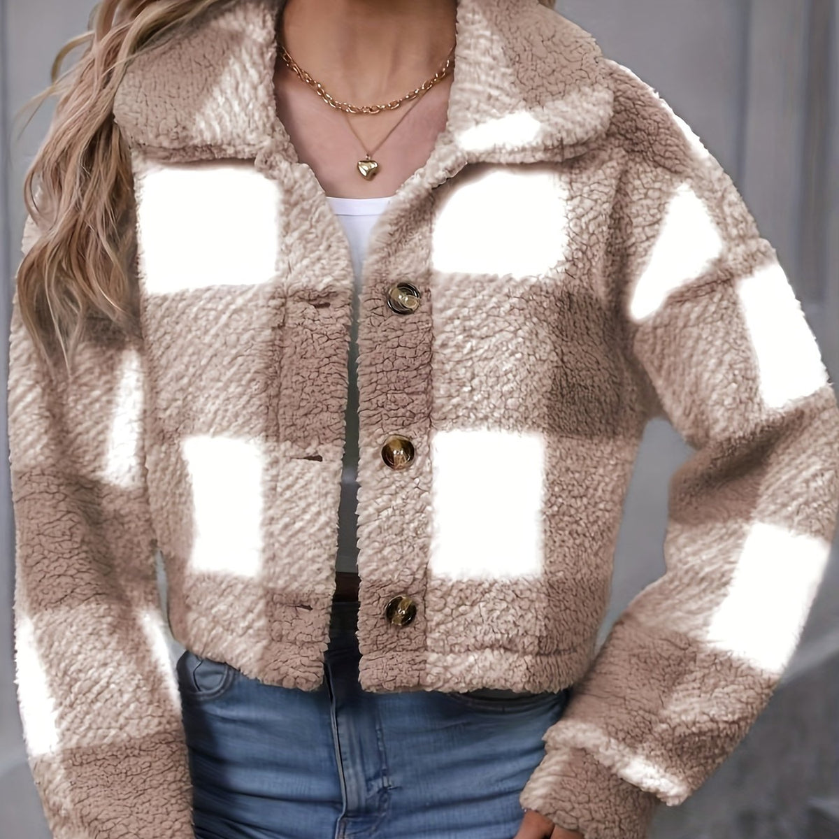 Marnie | Chaqueta corta de cuadros