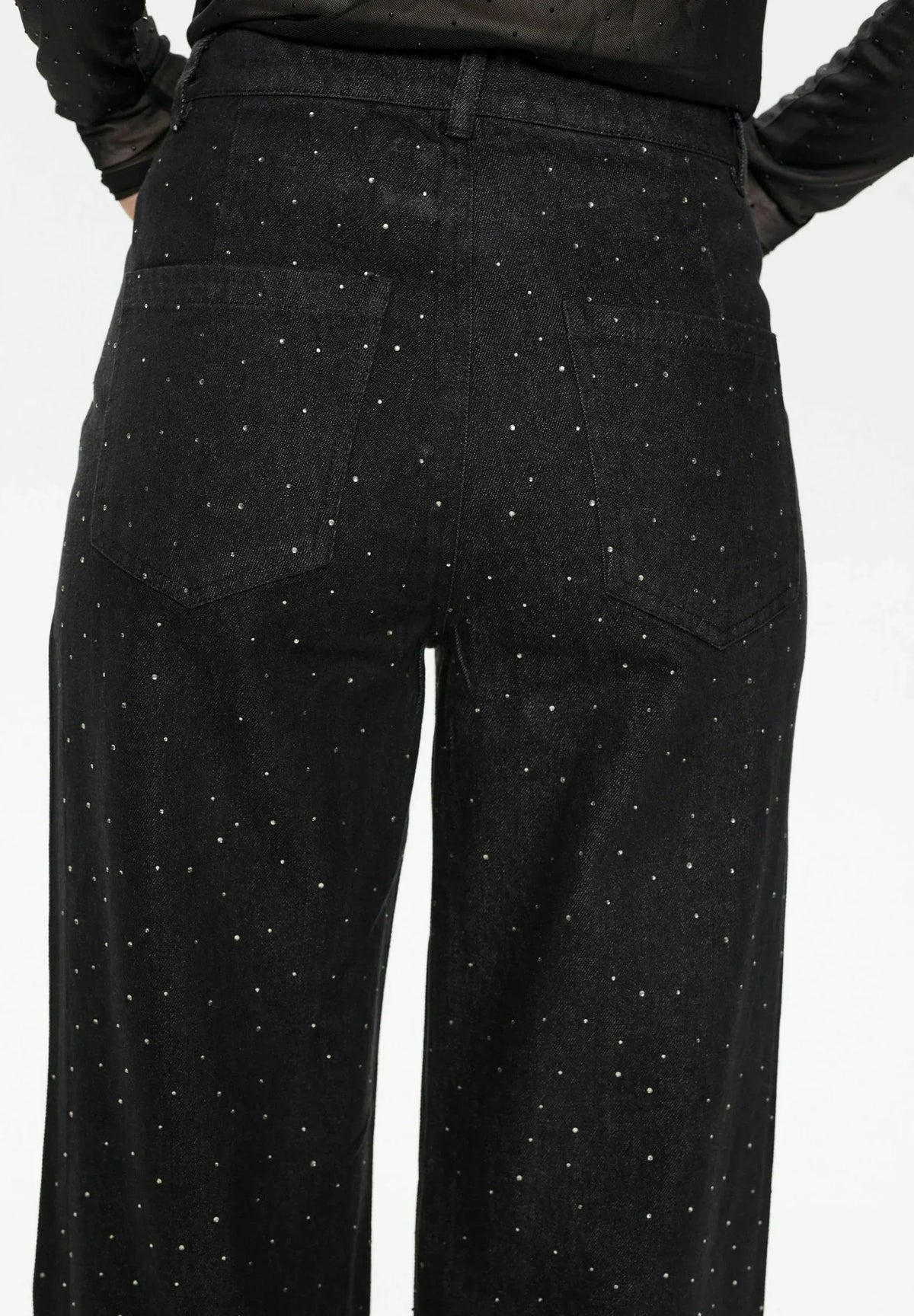 Nadia | Glitter Wide Leg Jeans