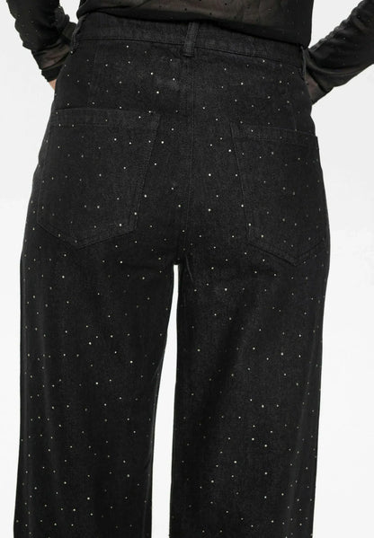 Nadia | Glitter Wide Leg Jeans