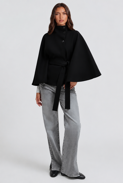 Natalie | Belted Tailored Wool Coat